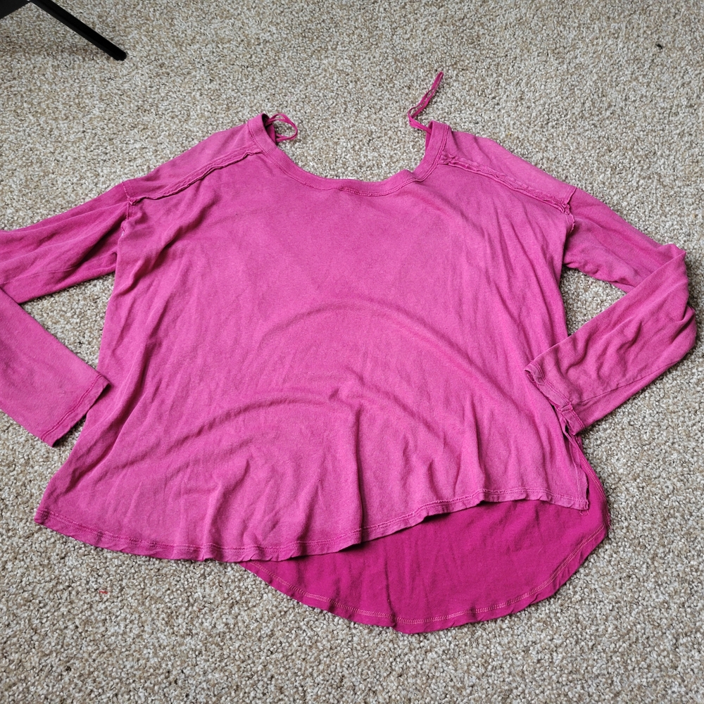 We The Free Pink Ruffled Blouse - Picture 7 of 11